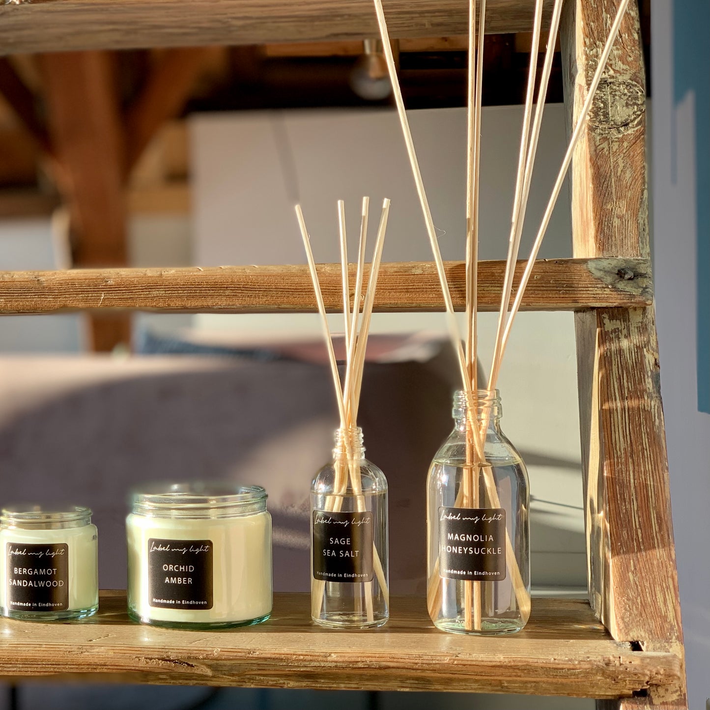 Geurstokjes Minimal collectie 200ml - Label my Light